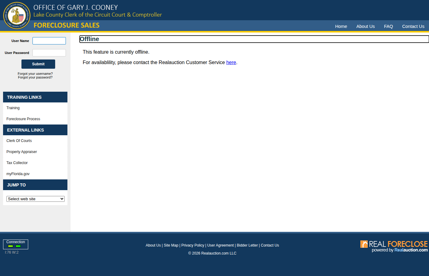 Step 1: Go to the Lake County Auction Calendar