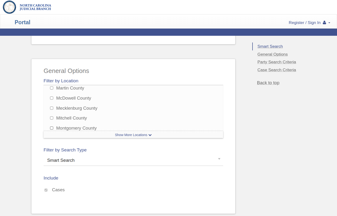 Step 5: Select Wilson County