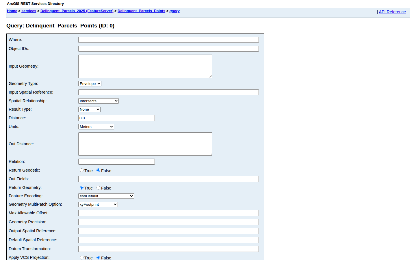 Step 3: Open the search form — Harris County, Texas tax delinquent