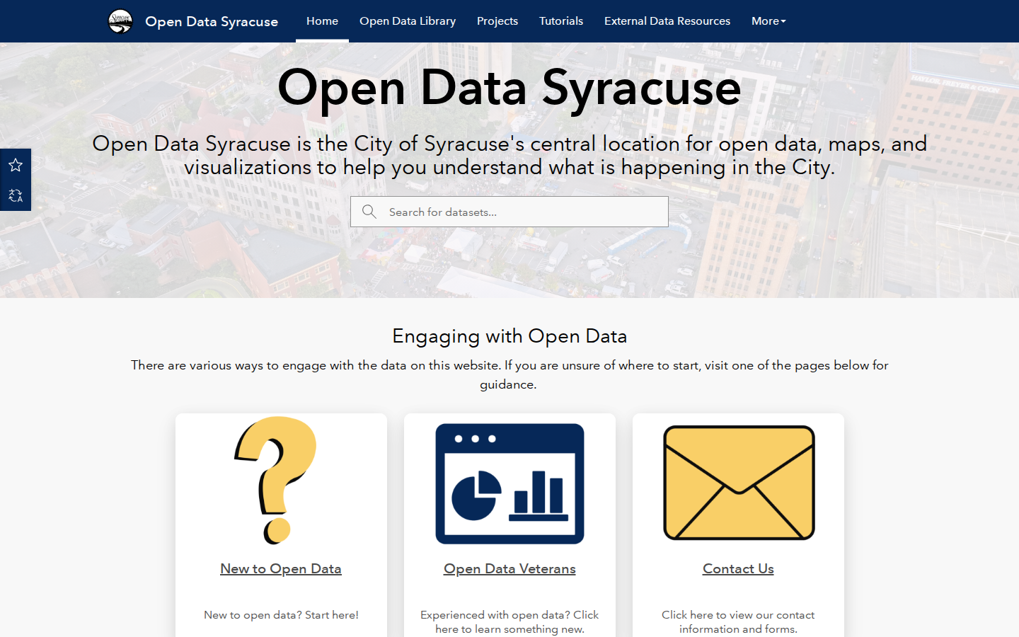 Step 1: Go to the City of Syracuse Open Data Portal — Onondaga County, New York code violations